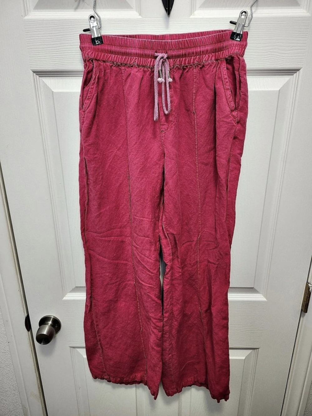 YFB Young Fabulous & Broke Pink Flamingo Slouchy Trouser